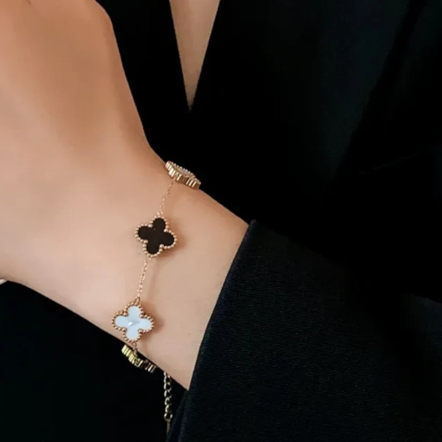 Bracelet worn by a model.