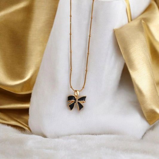 Bow Tie Pendant Necklace