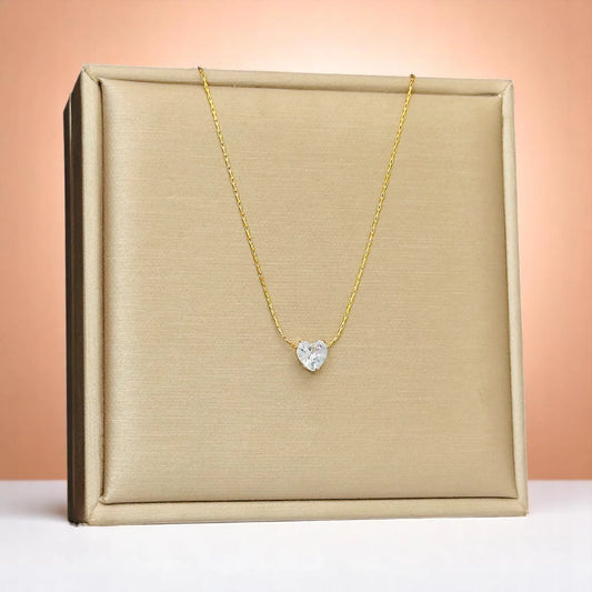 CZ Stone Gold Necklace