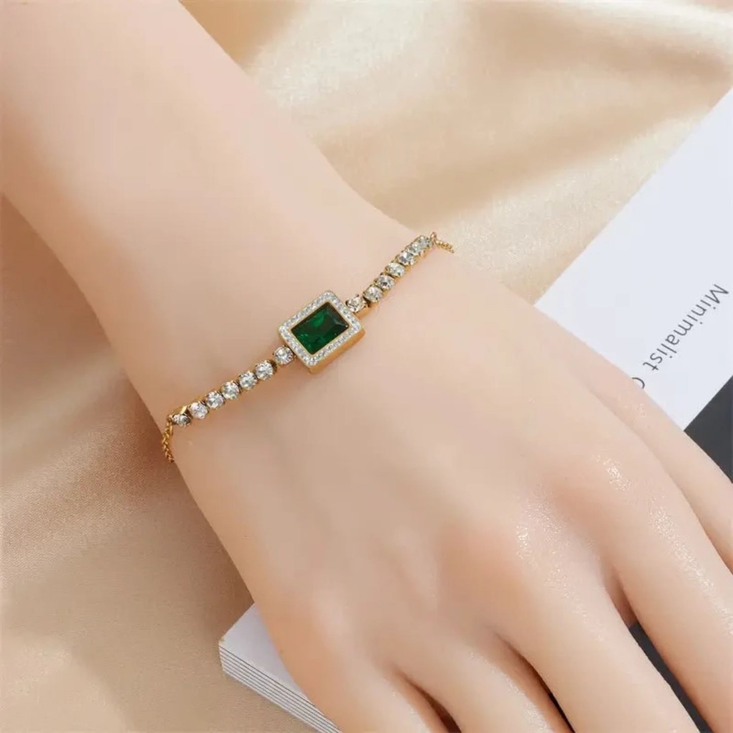 Bracelet worn by a model.