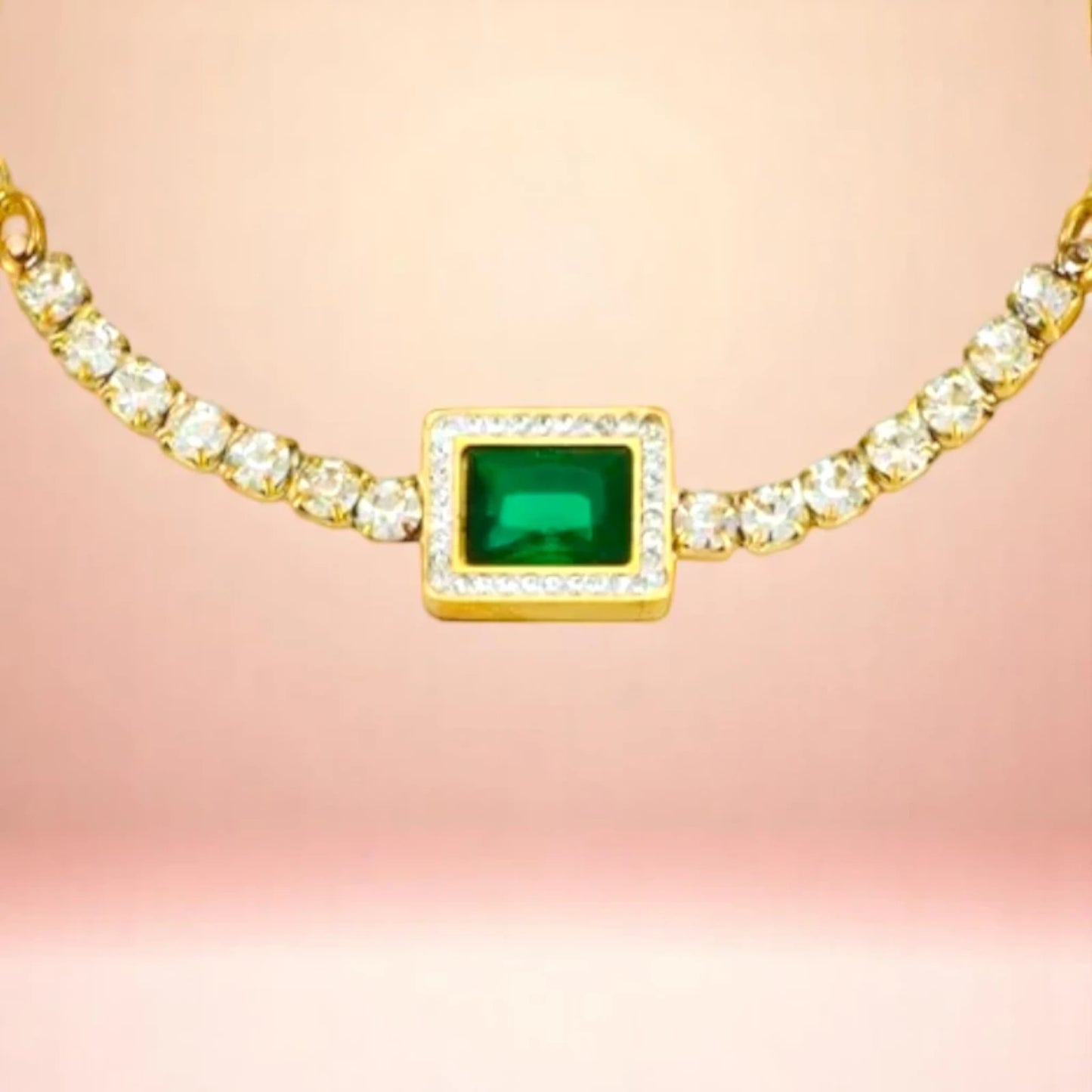 Bracelet zoom-in shot displayed on a light-toned background.