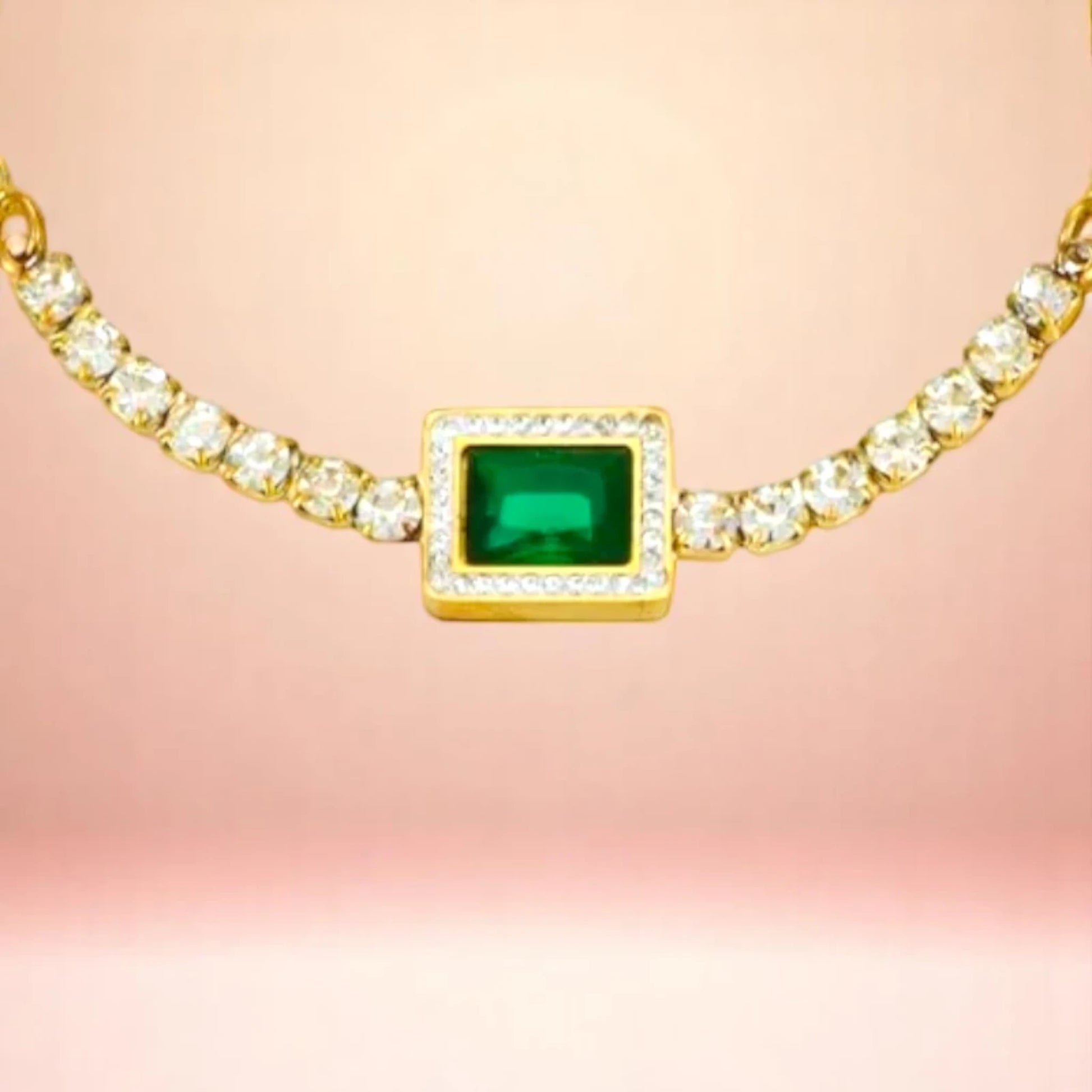 Bracelet zoom-in shot displayed on a light-toned background.