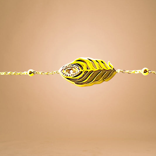 Bracelet zoom-in shot displayed on a light-toned background.