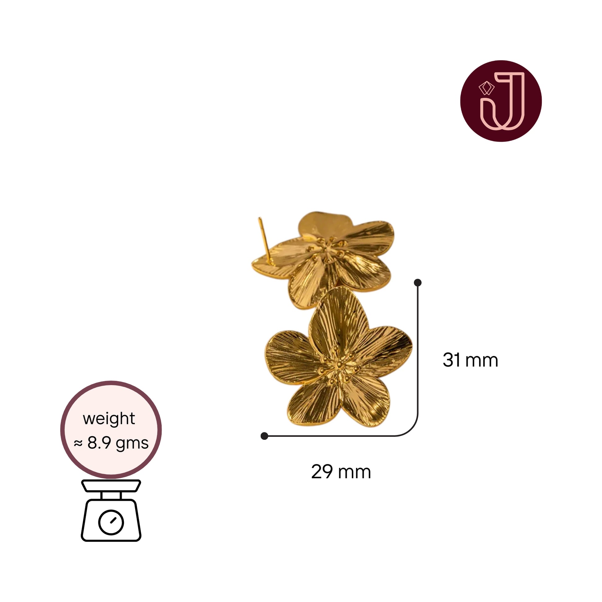 Flower Stud Earrings