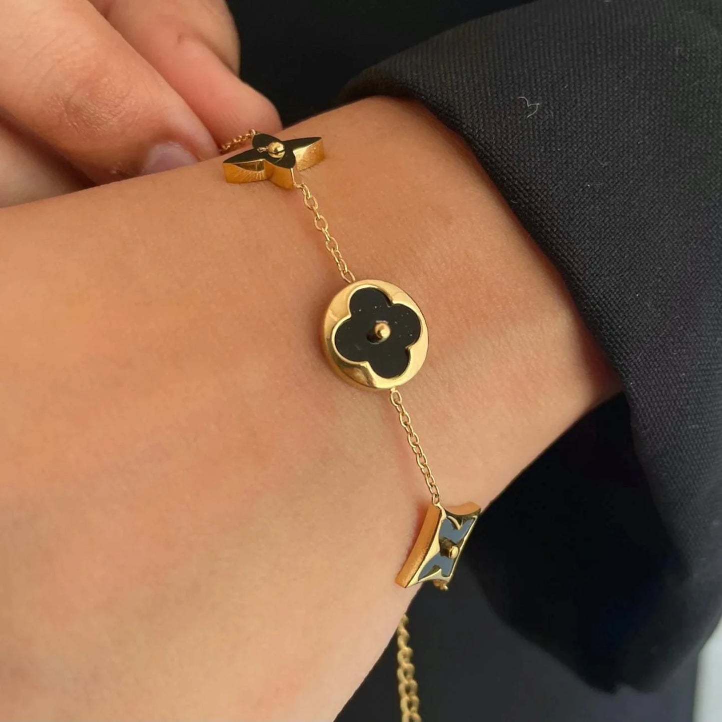Bracelet worn by a model.