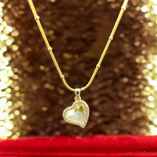 Gifted Heart Crystal Necklace