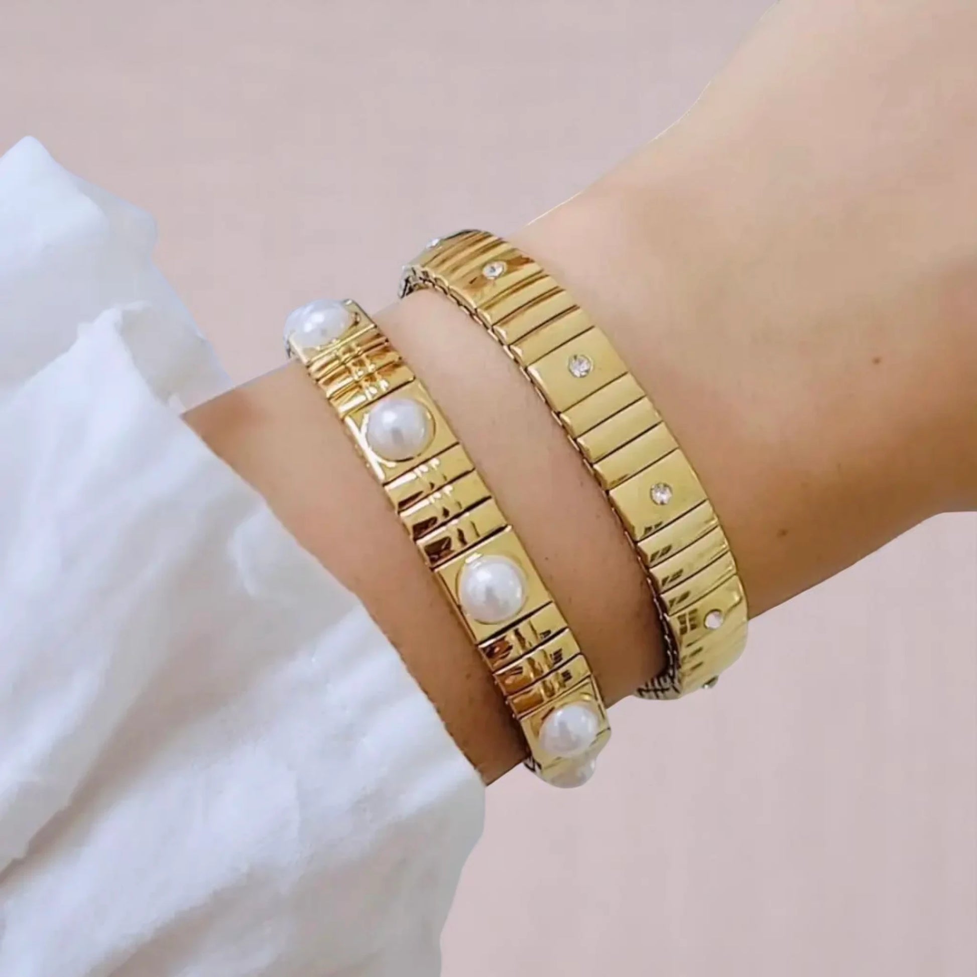 Bracelet worn by a model.