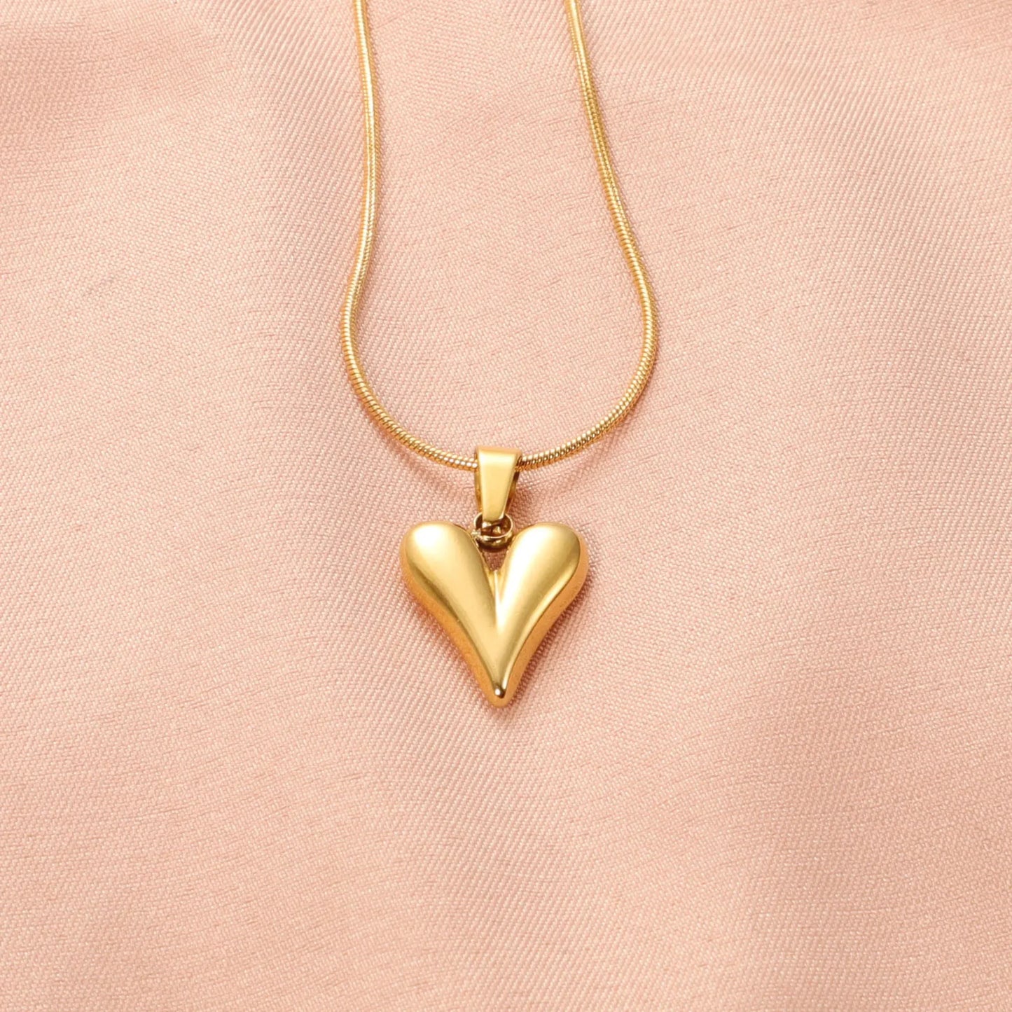 Gold Heart Necklace