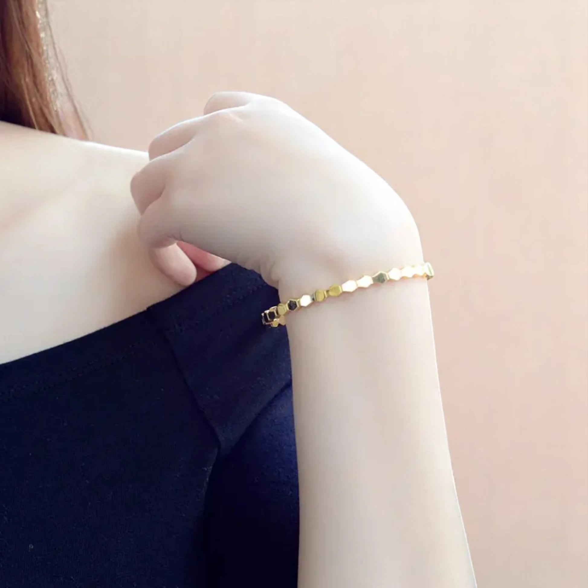 Bracelet worn by a model.