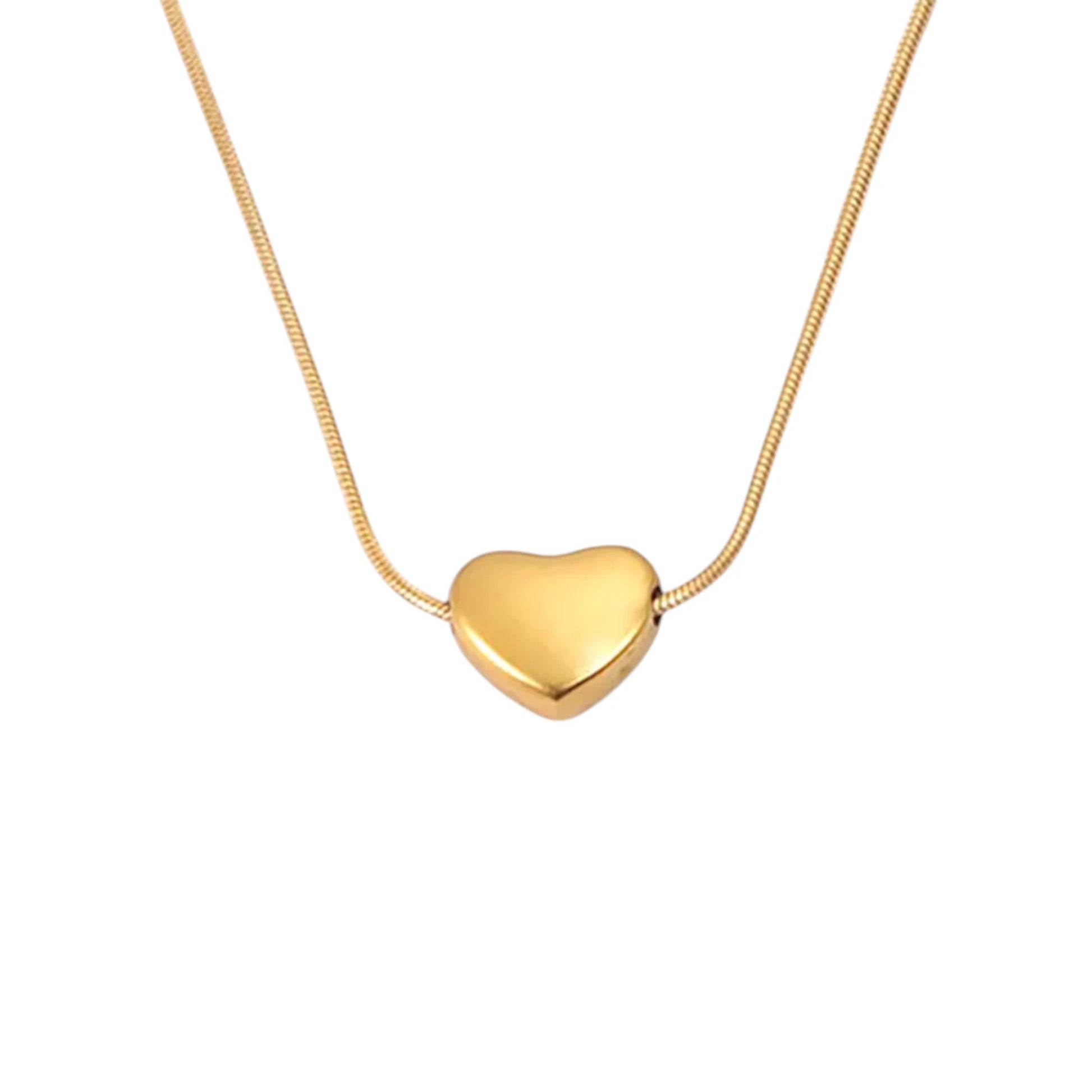 Golden Heart Necklace