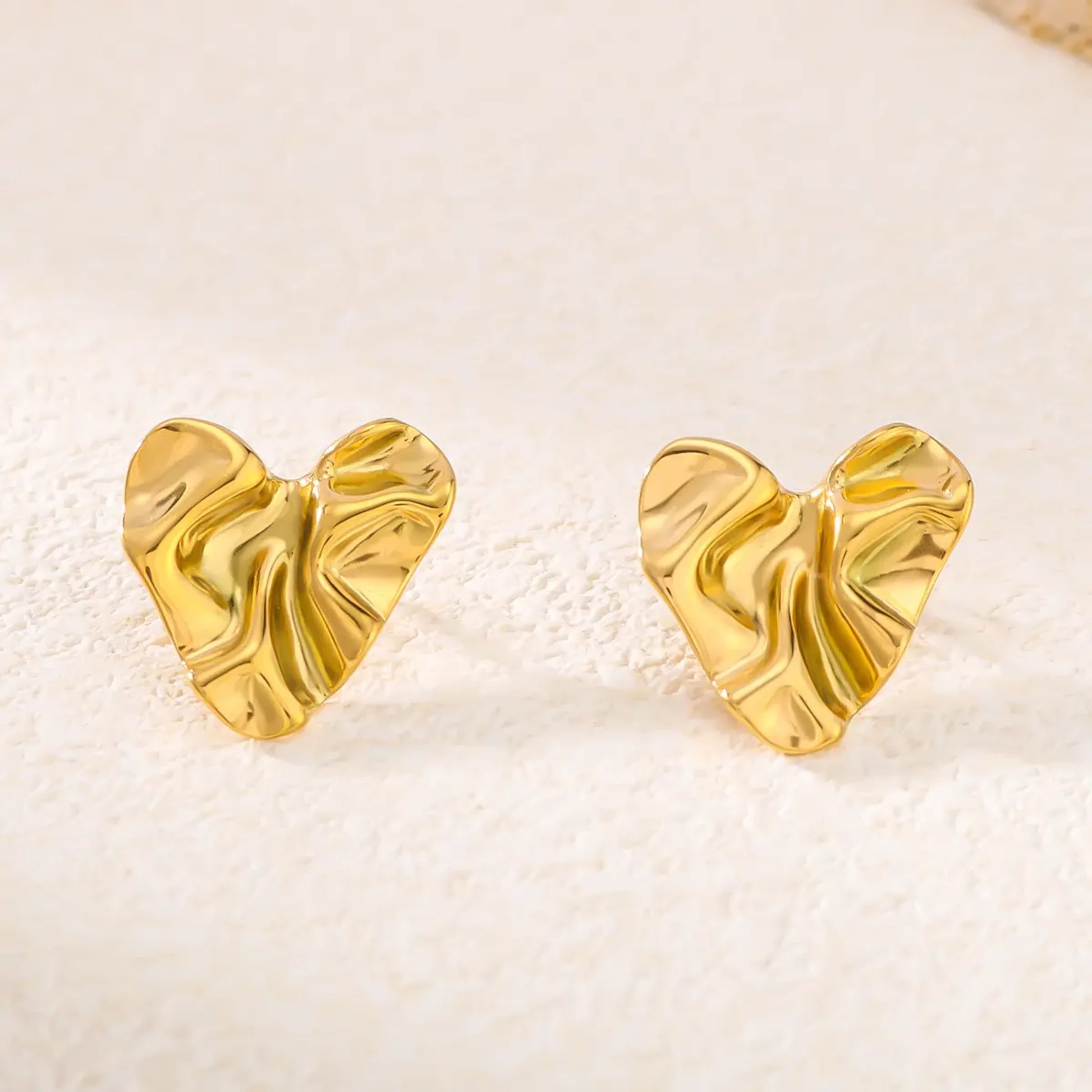 Heart Stud Earrings