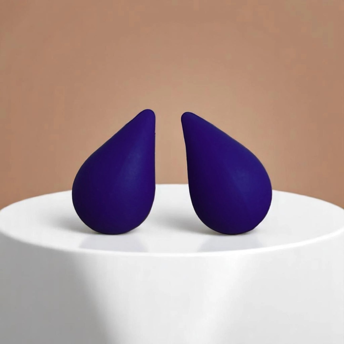 Midnight Blue Teardrop Earrings