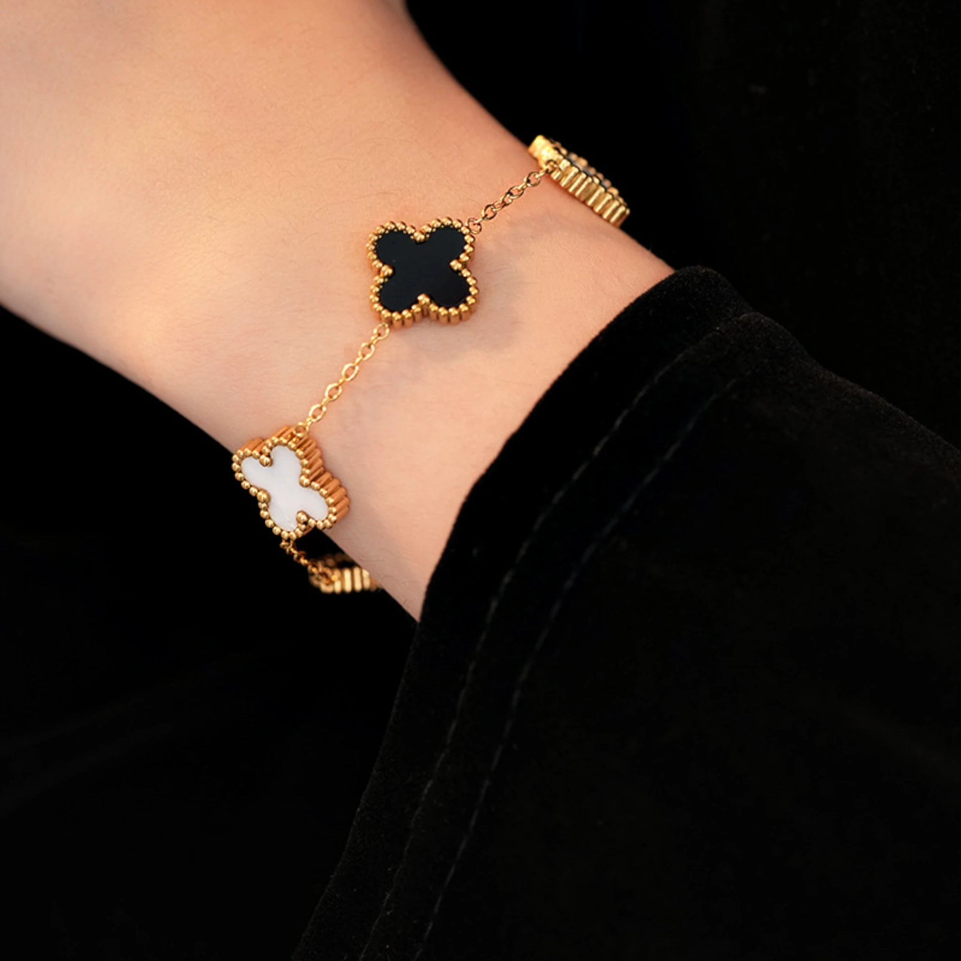 Bracelet worn by a model.