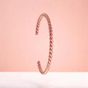 Rose Twist | Rose Gold Rope Cuff Bracelet