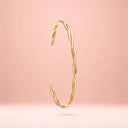 Blush Coil | Rose Gold Wire Cuff Bracelet