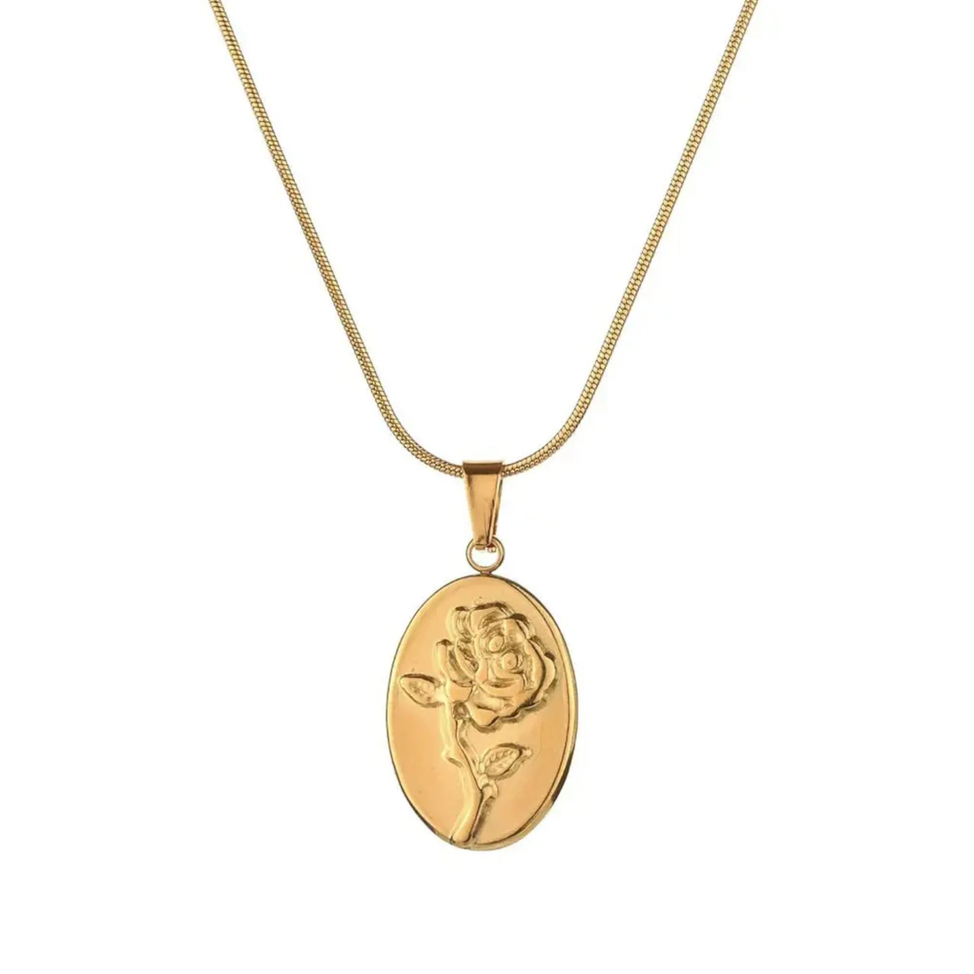 Rose Pendant Necklace