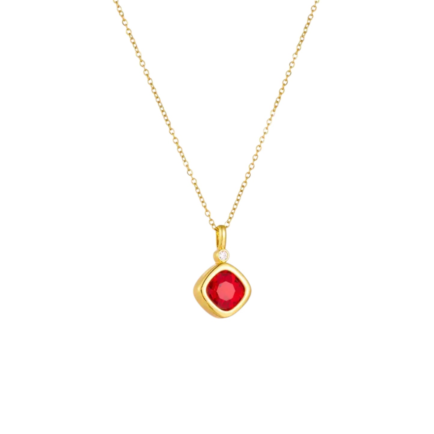 Ruby Gemstone Necklace