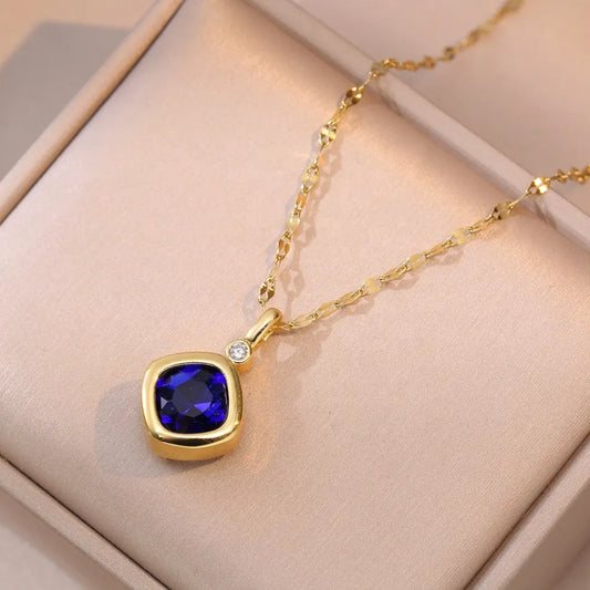 Sapphire Gemstone Necklace
