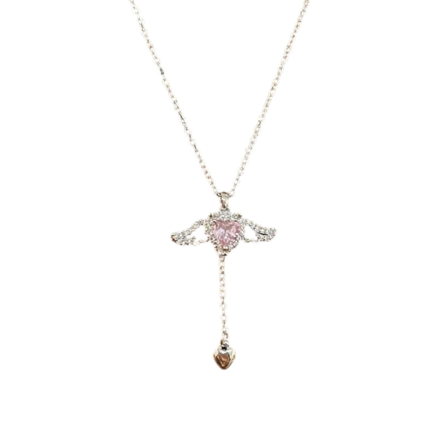 Silver Angel Wings Necklace