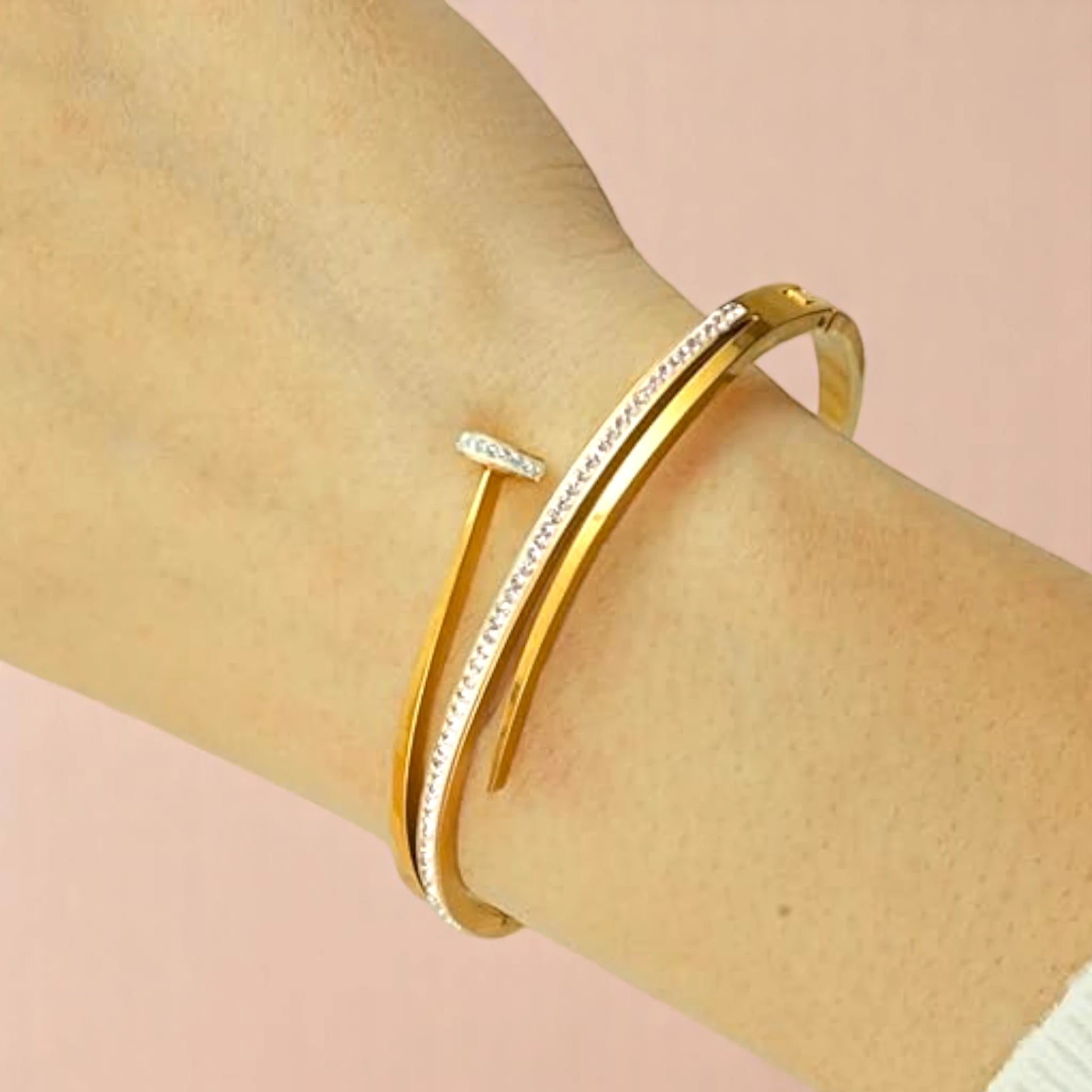 Bracelet worn by a model.