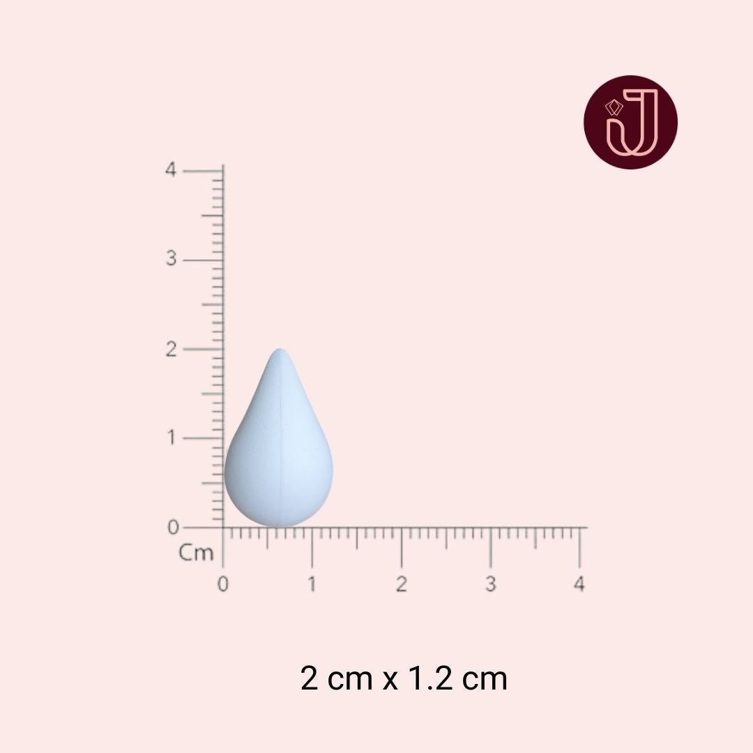 Pack of 4 Teardrop Aacrylic Stud Earrings