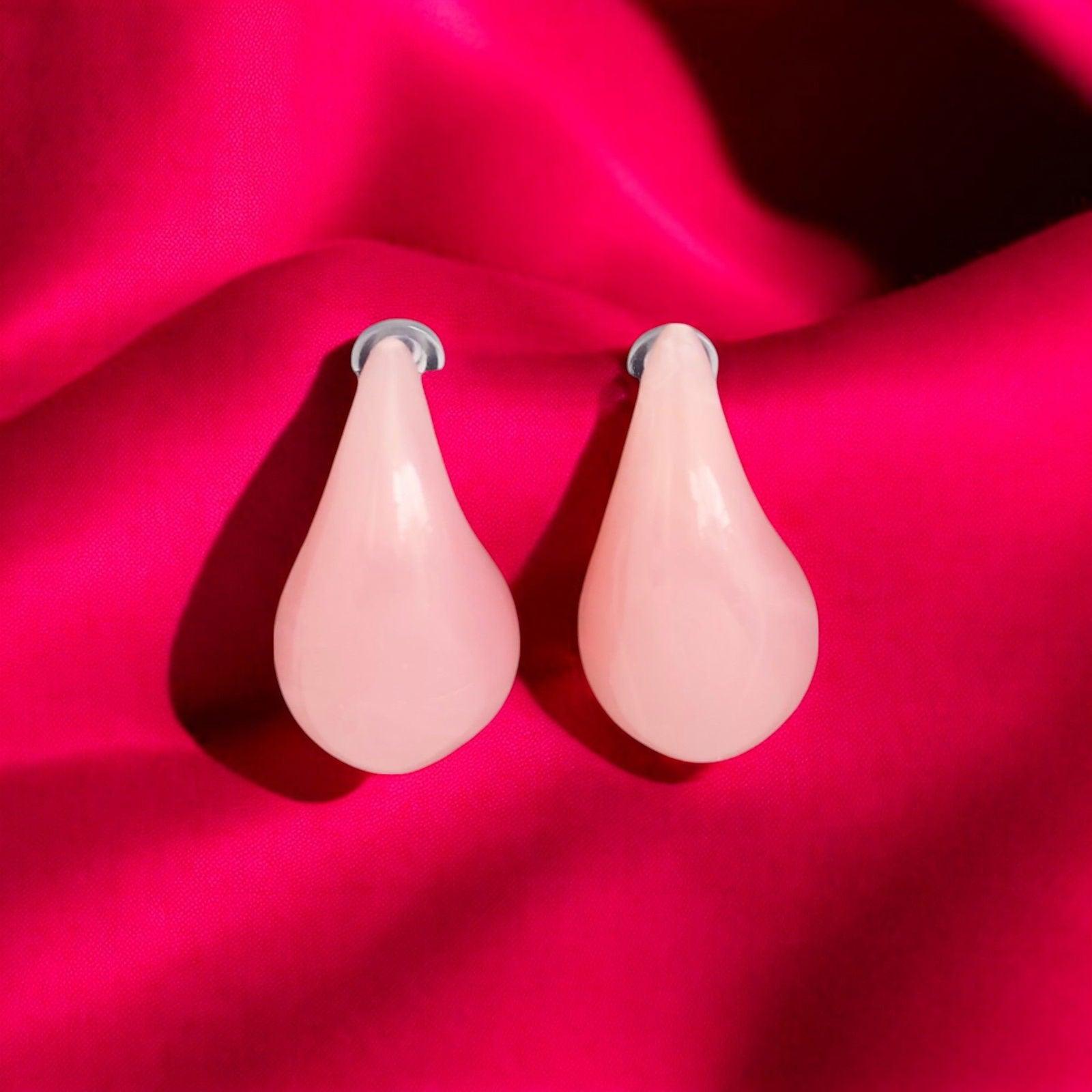 Pack of 5 Teardrop Resin Stud Earrings