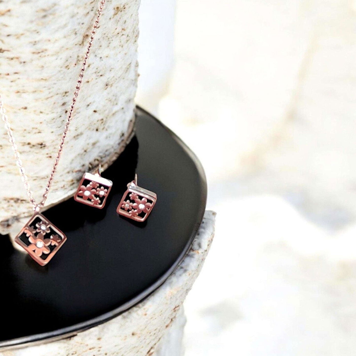 Floral Jewelry Set