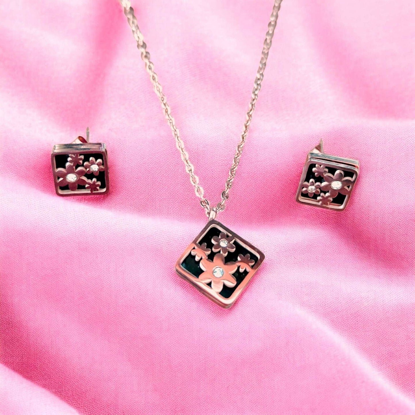 Floral Jewelry Set