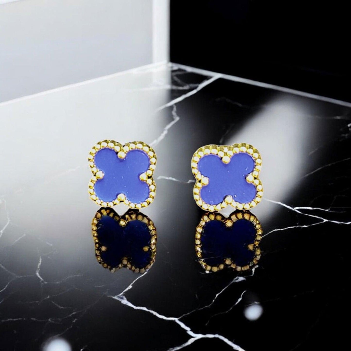 Indigo Clover Jewelry Set