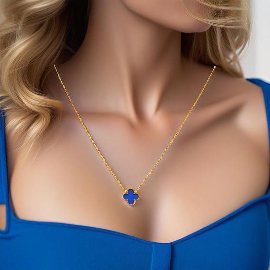 Indigo Clover Jewelry Set