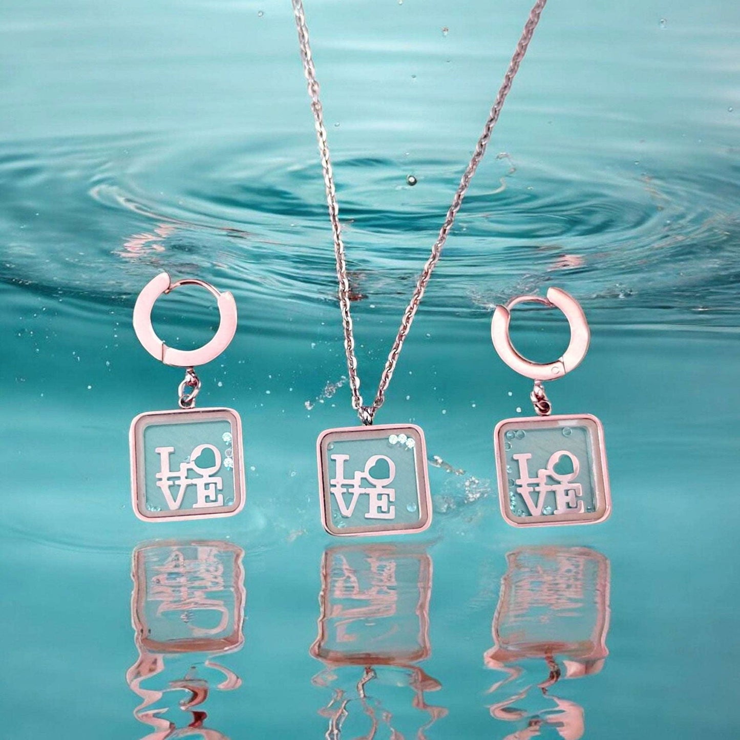 Love Charm Jewelry Set