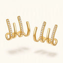 Golden Bloom | Crystal Stud Earrings