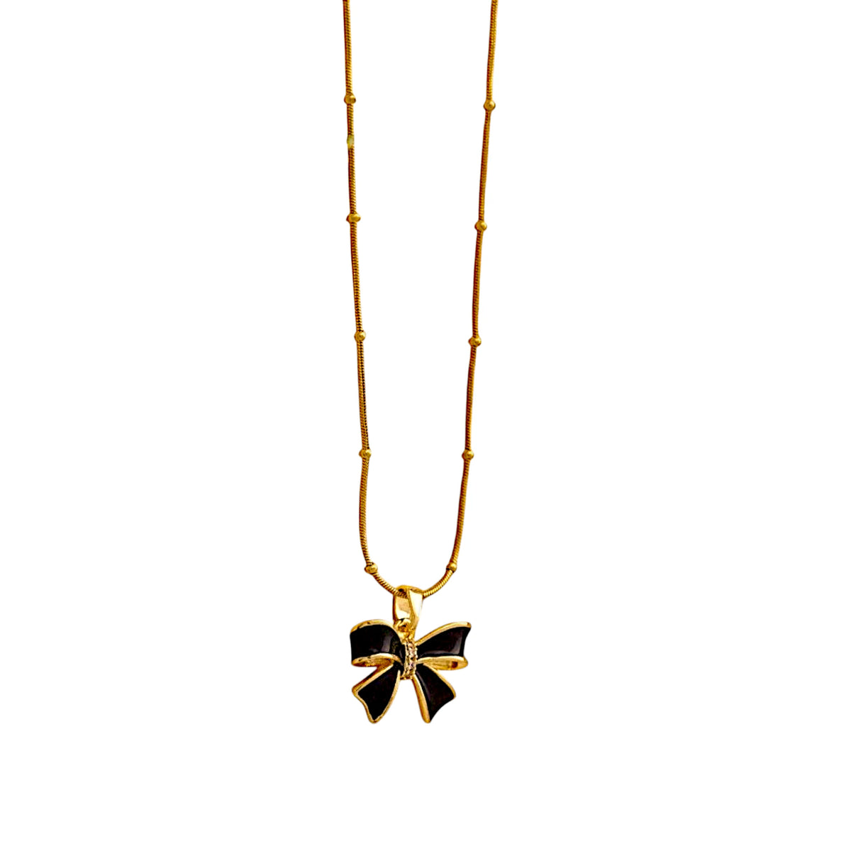 Bow Tie Pendant Necklace