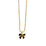 Bow Tie Pendant Necklace