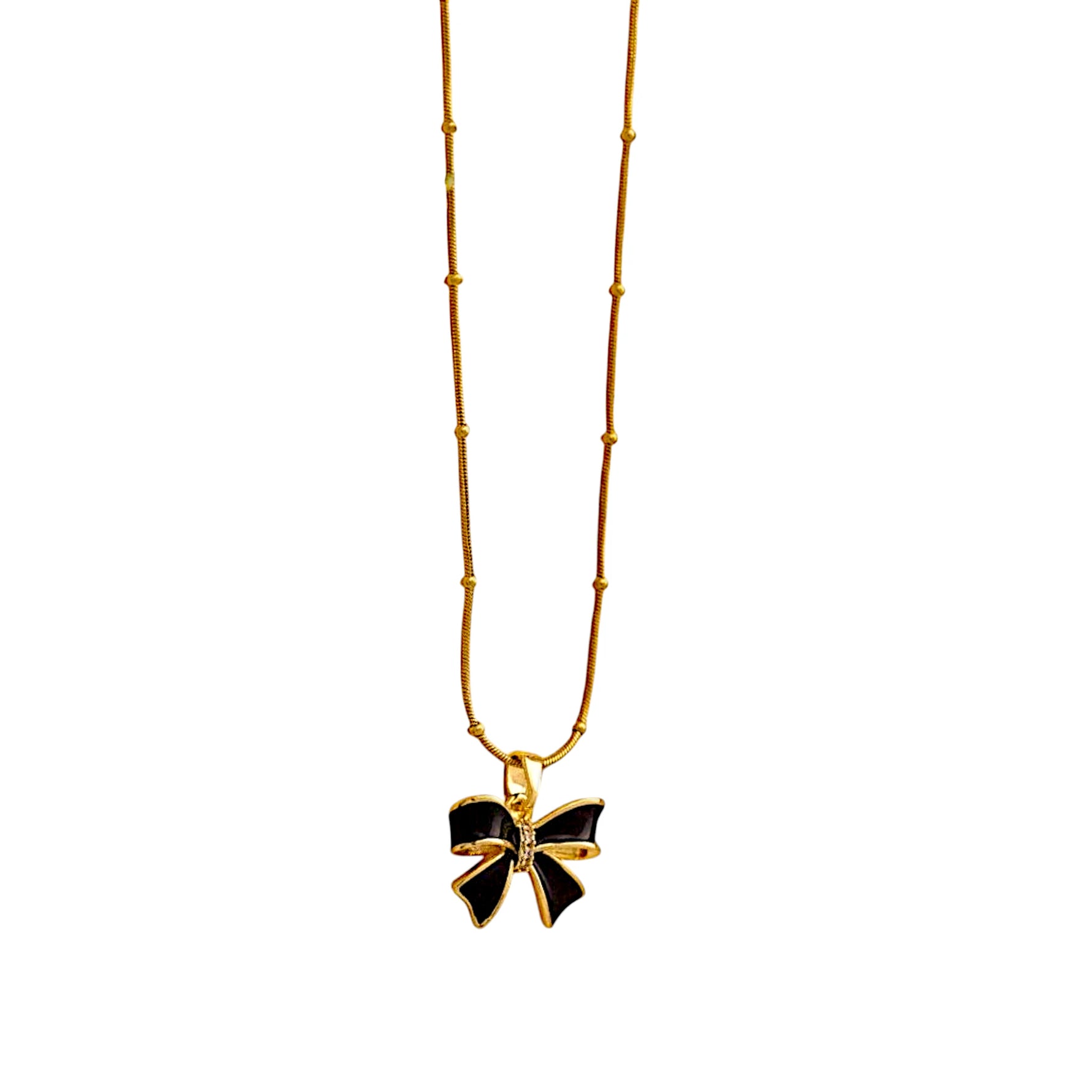 Bow Tie Pendant Necklace