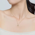 Butterfly Necklace with Crystals