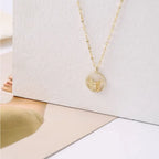 Butterfly Necklace with Crystals