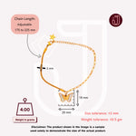 Bracelet with dimensions and weight details.