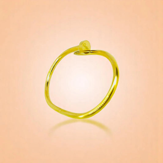 Bracelet on a color gradient of peach tones background