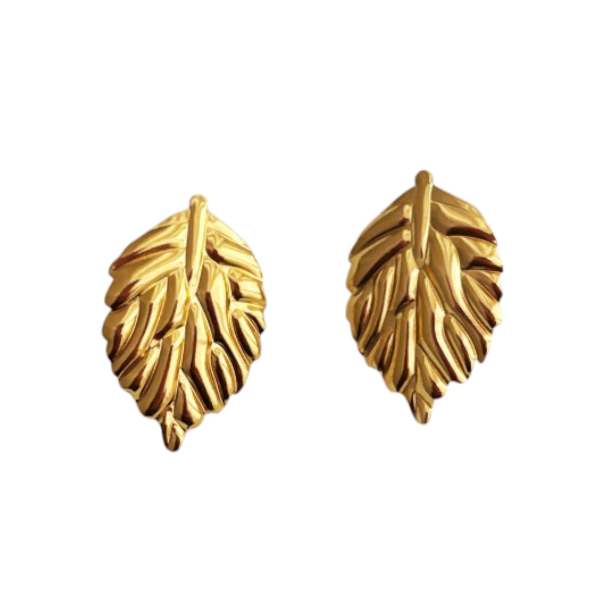 Classic Leaf Stud Earrings