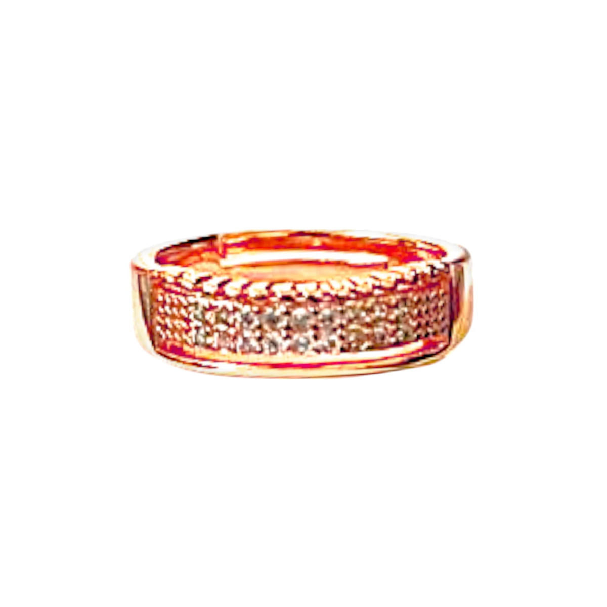 Classic Pave Rose Gold Ring