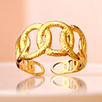 Criss Cross Circles Ring