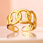Criss Cross Circles Ring