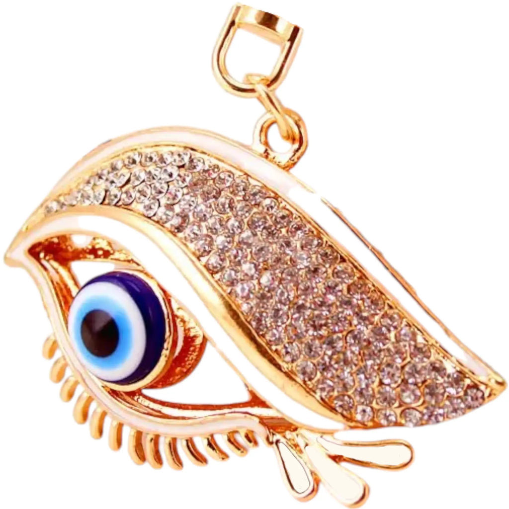 Crystal Evil Eye Necklace