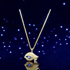 Crystal Evil Eye Necklace