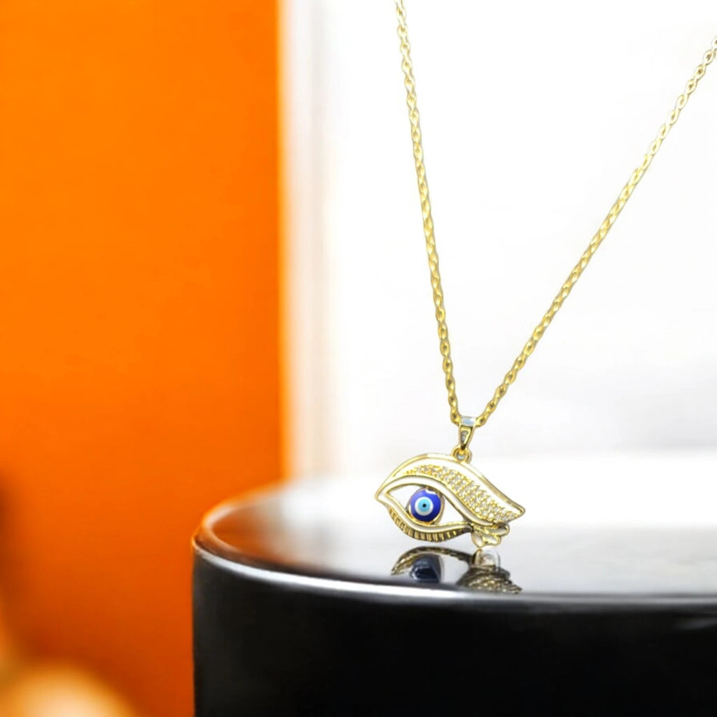 Crystal Evil Eye Necklace