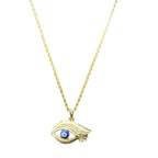 Crystal Evil Eye Necklace