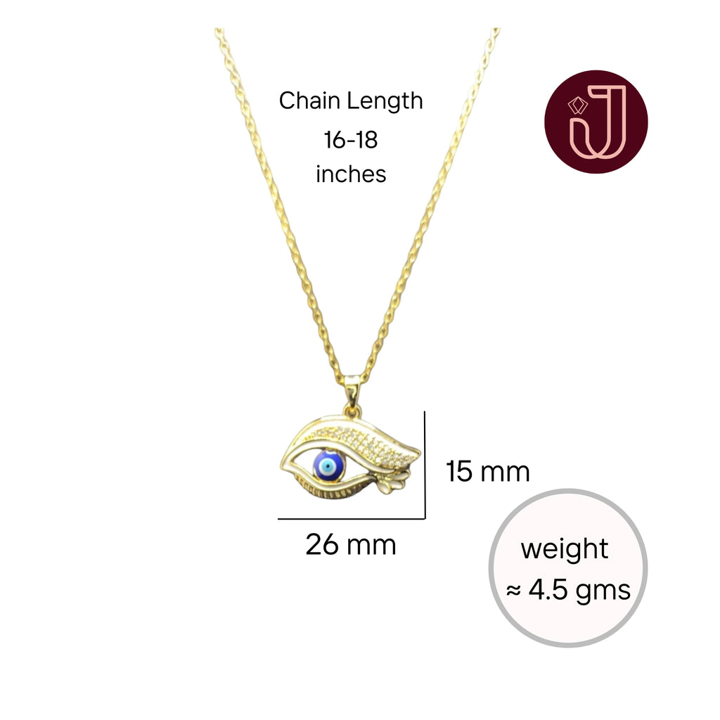Crystal Evil Eye Necklace