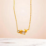 Crystal Star Charm Necklace