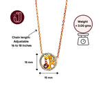 Crystal Tree Gold Necklace